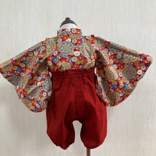ハンドメイド ベビー袴 女の子 ヘビードレス ひな祭り ベビー服 ハンドメイド ベビー袴 女の子 ヘビードレス ひな祭り ベビー服