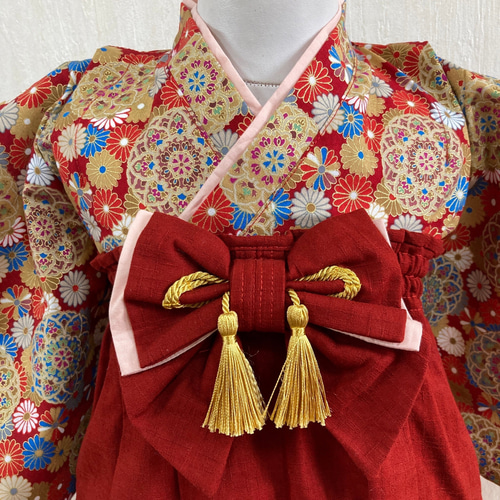 ハンドメイド ベビー袴 女の子 ヘビードレス ひな祭り ベビー服 ハンドメイド ベビー袴 女の子 ヘビードレス ひな祭り ベビー服