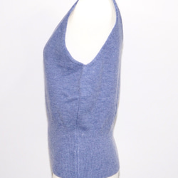 Knit Camisole Bustier (light blue) ビスチェ パープル 紫 カジュアル 8枚目の画像