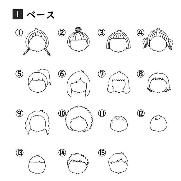 【専用ページ】セミオーダー  似顔絵消しゴムはんこ ・gyolo 4枚目の画像