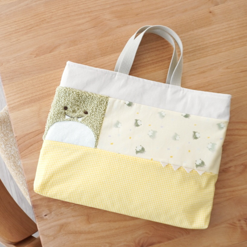 ほのぼの恐竜さんのレッスンバッグ