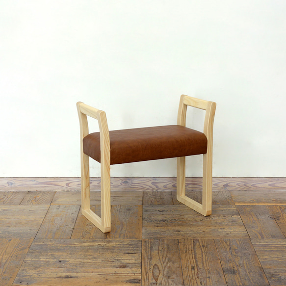 仏間座椅子（NA×Ba-04ライトブラウン） 3枚目の画像