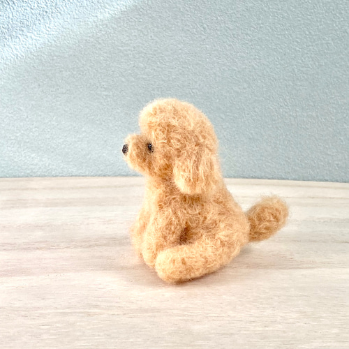 いつでもいっしょ♪ ふわふわ羊毛フェルトの小さなアプリコットトイ
