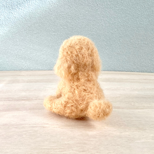 いつでもいっしょ♪ ふわふわ羊毛フェルトの小さなアプリコット