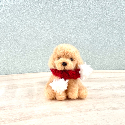 いつでもいっしょ♪ ふわふわ羊毛フェルトの小さなアプリコット