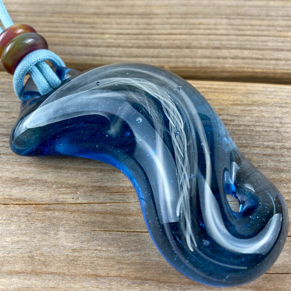 Fume  Jellyfish  Implosion ボロシリケイトガラスペンダント WITF7