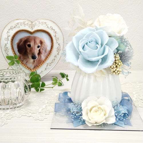 仏花オーダー専用ページ　プリザーブドフラワー仏花　お供えの花 送料無料】ペット仏花 プリザーブドフラワー 仏花 お供え花