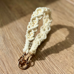 ✿法式編織✿Macrame編織手腕掛繩 第1張的照片