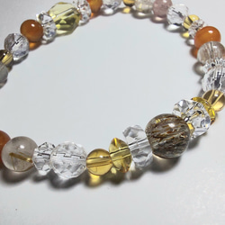 さりげなく☆お金にまつわる最強ブレスレット】 六芒星シトリン