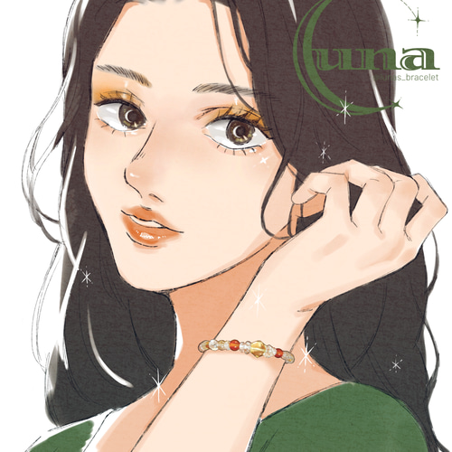 さりげなく☆お金にまつわる最強ブレスレット】 六芒星シトリン