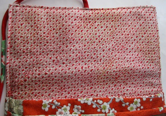 ７５５１　花柄の着物で作った和風財布・ポーチ＃送料無料 10枚目の画像