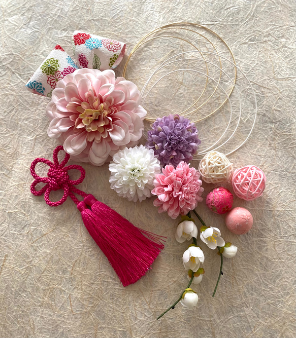 新作☆髪飾り☆和モダン さくら色 七五三 和装 成人式 卒業式 その他