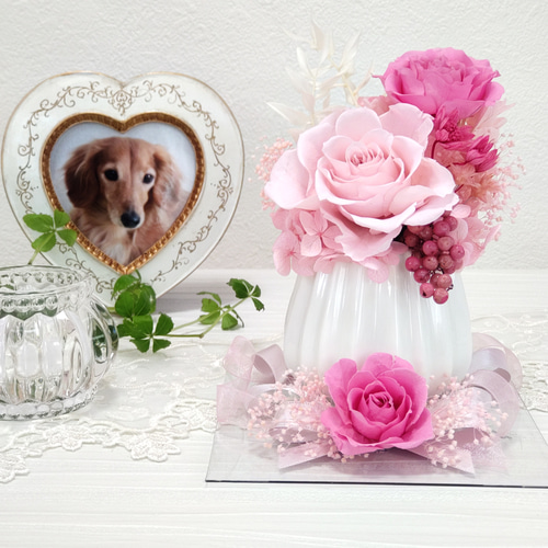 もうちゃんページ　プリザーブドフラワー　お供え花一対 Amazon｜NEKOHASHI お供え プリザーブドフラワー 仏花 一対