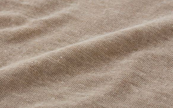 女款亞麻針織雙層長袖高領套頭衫（棕色）| 2 種尺寸 第13張的照片