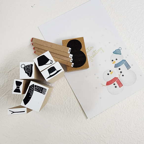 Snow Manスタンプセット 7枚目の画像