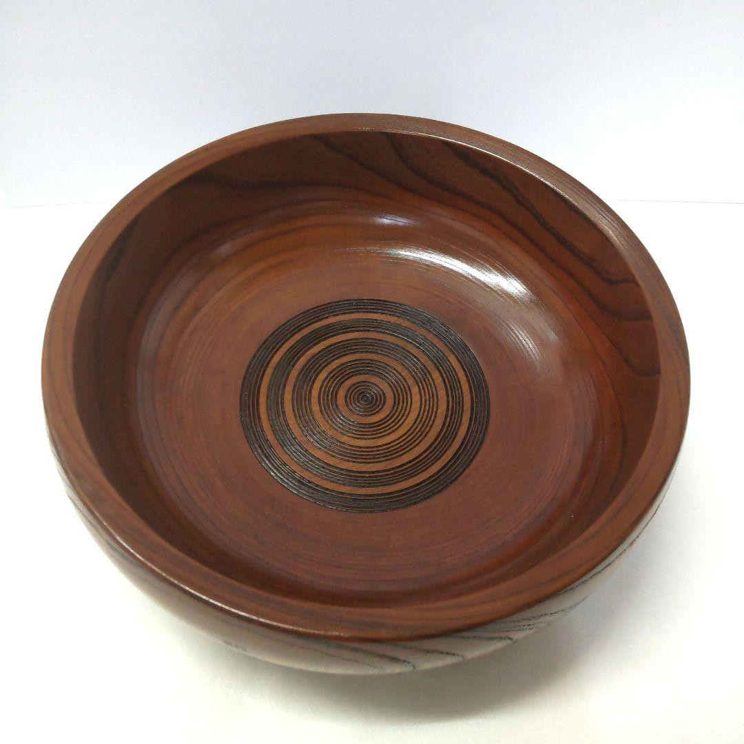 山中塗　コマ菓子器
