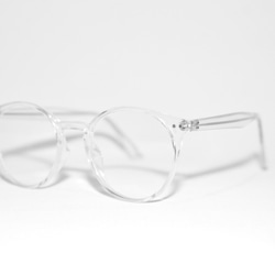 Clear Flame Boston Glass(clear-clear) サングラス ホワイト 白 カジュアル 10枚目の画像