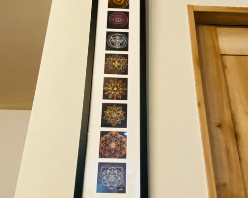 フラワーオブライフ アート 曼荼羅　チャクラ 点描曼荼羅アート＊原画【神秘】フラワーオブライフ | Sachiko Art