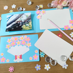 メッセージカード　色紙　席次　～ あなたに想いを伝えたい桜のメッセージカード～　桜　花　かわいい　誕生日　プレゼント 3枚目の画像
