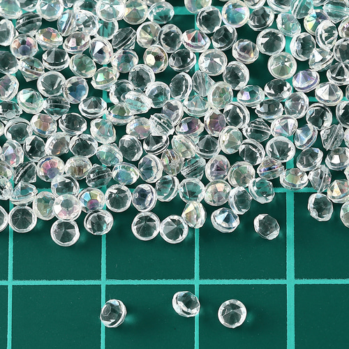 ラインストーン クリア 3mm Vカット オーロラ 9000粒 ネイル レジン
