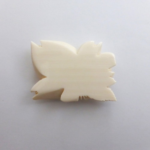 ナンタケットバスケット カービング オーナメントアイボリー＆べっ甲① ナンタケットバスケット カービング オーナメントアイボリー＆べっ甲①