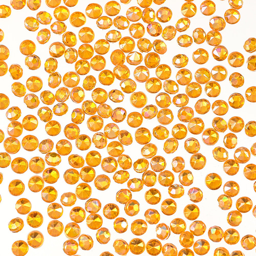 ラインストーン オレンジ 3mm Vカット オーロラ 9000粒 ネイル