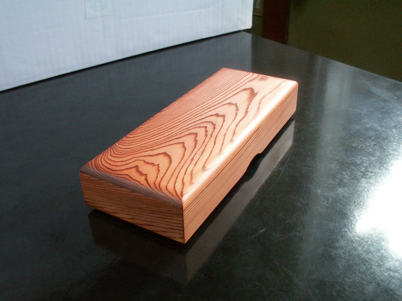 ○屋久杉 木製 筆箱 ペンケース 小物入れ K206 ペンケース 森の木工房