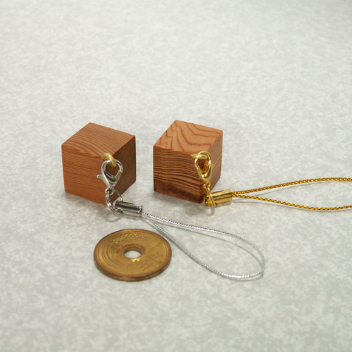 屋久杉 ストラップ キーホルダー 2個セット 世界遺産 K225 携帯