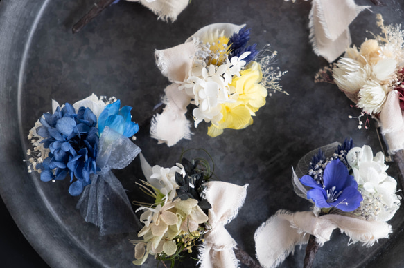 【宅急便コンパクト送料無料】Preservedflower Corsage Msize/コサージュ/プリザーブドフラワー 4枚目の画像