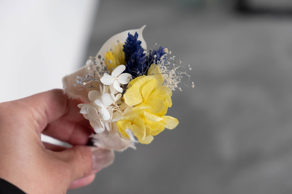 【宅急便コンパクト送料無料】Preservedflower Corsage Msize/コサージュ/プリザーブドフラワー 10枚目の画像