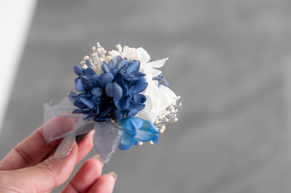 【宅急便コンパクト送料無料】Preservedflower Corsage Msize/コサージュ/プリザーブドフラワー 12枚目の画像