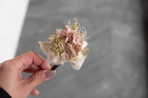 【宅急便コンパクト送料無料】Preservedflower Corsage Msize/コサージュ/プリザーブドフラワー 9枚目の画像