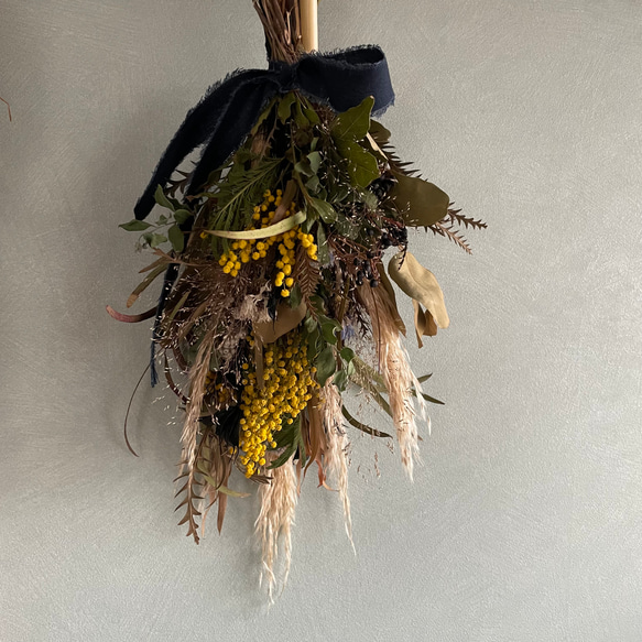 dried flower swag 1枚目の画像