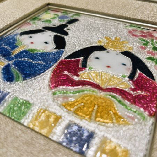 ひな祭り七宝焼｜額｜だるま雛 その他インテリア雑貨 安藤七宝店 通販