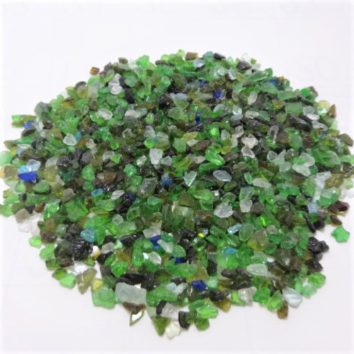 ナチュラルシーグラス AH03 ホワイト、グリーン、茶ミックス 極小〜大  