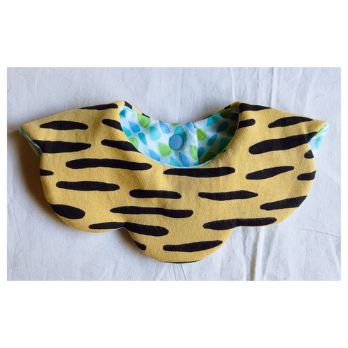 節分 スタイ リバーシブル 虎柄 × しずく スタイ・よだれかけ