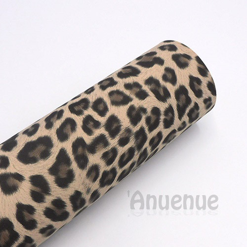 アニマルフェイクレザー生地（Leopard) 2色 生地 'Anuenue 通販