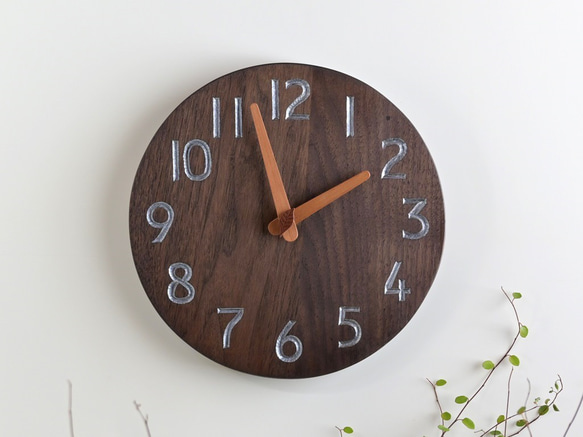 最終価格！掛け時計 ウォルナット 掛け時計 ウォールナット おしゃれ