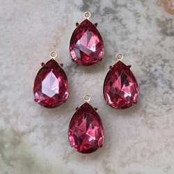 1900年代フランスアンティーク フレンチビーズフラワー 2本セット