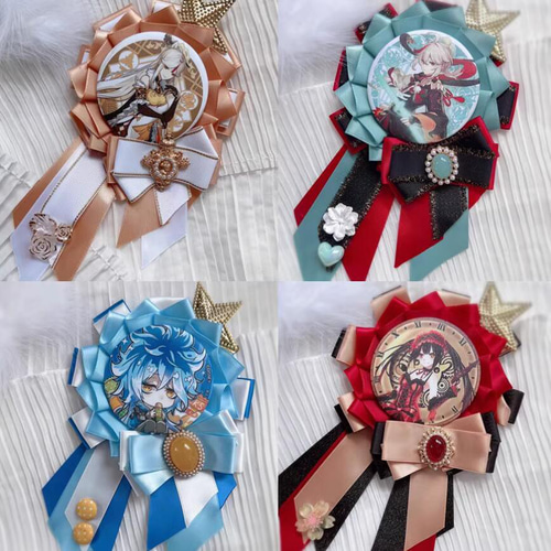 缶バッジ用に やさし ハンドメイド 痛ロゼット 缶バッジ用に やさし ハンドメイド 痛ロゼット