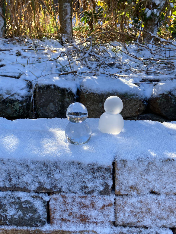 スノウマン（ガラスの雪だるま） 5枚目の画像