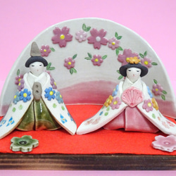 陶器のひな人形（Creema限定手作り一点もの）（A） ひな人形・雛飾り