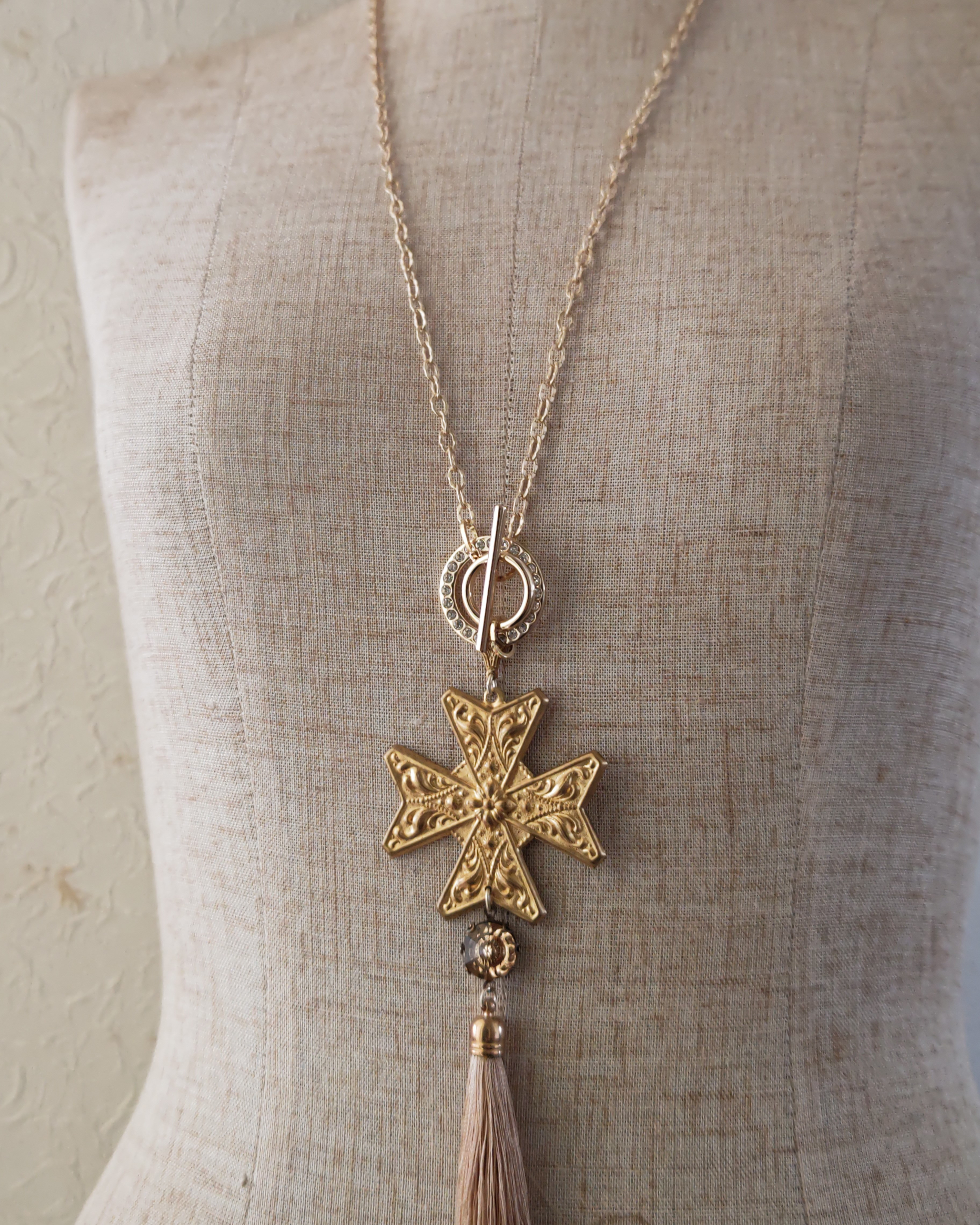 ミリアムハスケル　パーツ　ロングネックレス