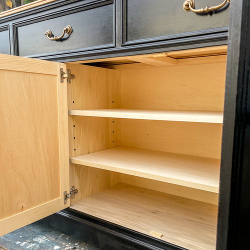 アンティーク調 キャビネット 店舗什器 チーク無垢材