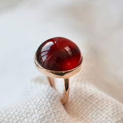 K10[ザクロワインのgarnet ]ring 1枚目の画像