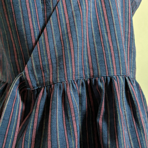 会津木綿/HARAPPA/ラップドレス