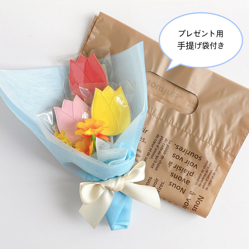 チューリップのクッキーブーケ 〜春の笑顔を届ける甘い花束〜 クッキー