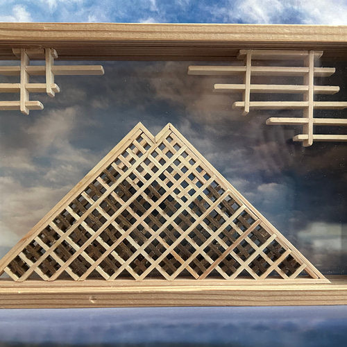 鹿沼組子 公式オンラインストア 組子 組子細工 富士山 衝立 建具職人 日本