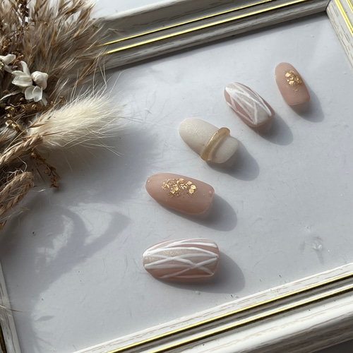 ネイルチップ オーダーネイル ジェルネイル つけ爪 ニュアンス 1000円