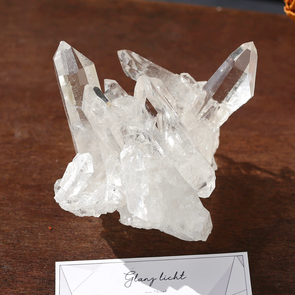 水晶クラスター トマスゴンサガ産 トップクオリティ 原石 高品質 天然石 クォーツ 6枚目の画像